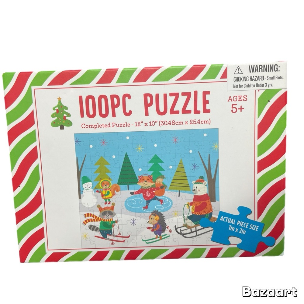 Christmas Festive Friends Jigsaw Puzzle 100pc Brand New Sealed In Box Best Brand